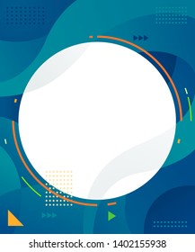 Liquid and wavy vector graphic asset. Trendy, modern and futuristic graphic element. Colorful background element.