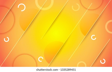 Liquid yellow background without text. Dynamic, abstract, textured background design in 3D style with orange, red, white, yellow color. 