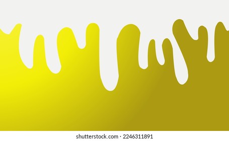 Liquid yellow and white abstract background vector