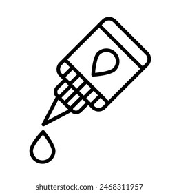 LiquidGlue Vector Line Icon Design