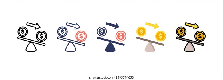 Liquidity Multi Style Icon Set