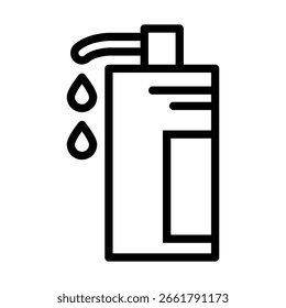 LiquidSoap Vector Line Symbol Design