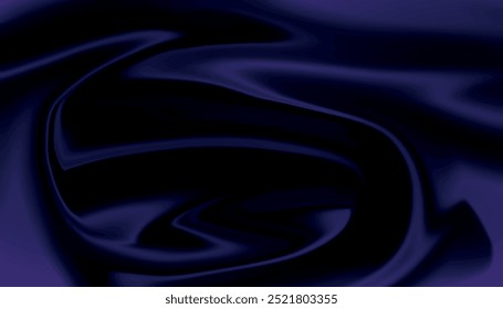	
Liquify Abstract Pattern with blue. Smooth shiny silk fabric texture, deep blue color flow swirl.	