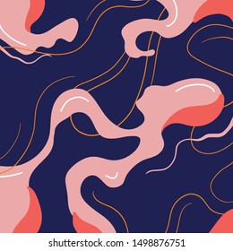 liquify background with handrawing style