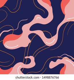 liquify background with handrawing style