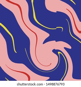 liquify background with handrawing style