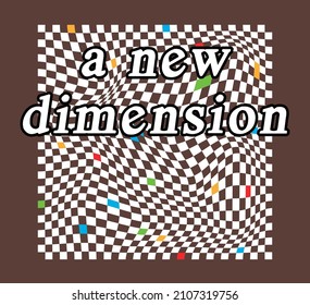 liquify dama texture brown checkered color for t-shirt