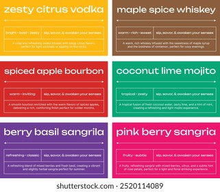 Liquor Beverage Colorful Minimalist Simple Label Design Packaging