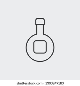 liquor bottle modern simple vector icon