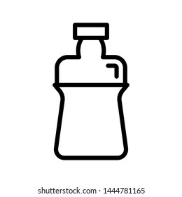 Liquor bottle for party concept  ,Thin line icons ,Vector Illustration for symbol web stock 