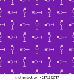 Liquor glass seamless pattern, great design for any purposes. Doodle style. Hand drawn image. Repeat template. Party drinks concept. Freehand drawing. Cartoon sketch graphic draft. Vector.
