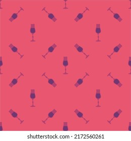 Liquor glass seamless pattern, great design for any purposes. Doodle style. Hand drawn image. Repeat template. Party drinks concept. Freehand drawing. Cartoon sketch graphic draft. Vector.
