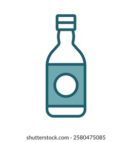 liquor icon vector design template simple and clean