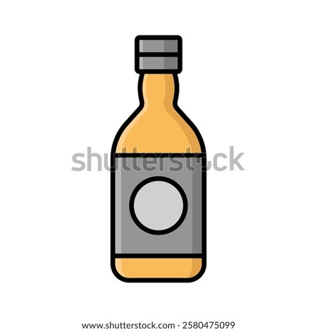 liquor icon vector design template simple and clean