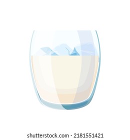 Liquor Shot Cartoon Vector. Alcohol Glass Drink, Brandy Bar, Coctail Menu Liquor Shot Vector Illustration