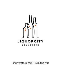   Liquor Store Logo Vector