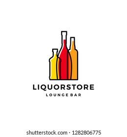   Liquor Store Logo Vector