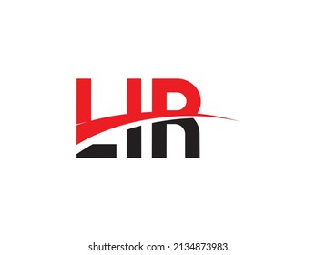 Letra LIR Ilustración del vector de diseño del logotipo inicial