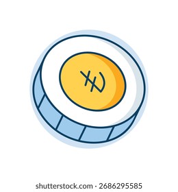 Icono de lira Ilustración vectorial limpia y moderna