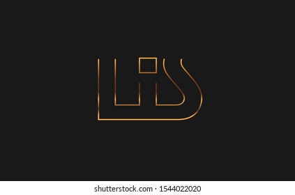 LIS letter Logo Design Template Vector