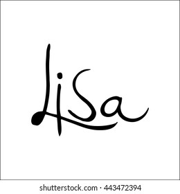 Lisa Name Image Images, Stock Photos & Vectors | Shutterstock