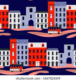 Lisbon pattern seamless design graphic