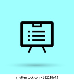 list board isolated minimal icon
