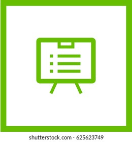 list board isolated minimal icon