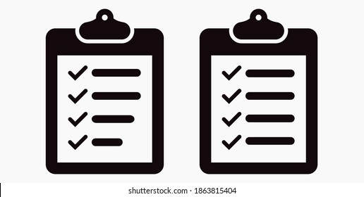 List. Case numbering. Notes. Control List. Clipboard icon vector flat design.