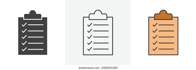 List check icons pack for website designs