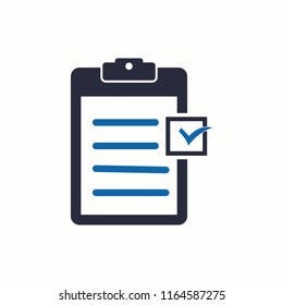 List checking icon,report check icon