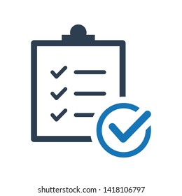 List checklist clipboard tasks icon