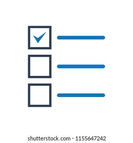 List checklist icon