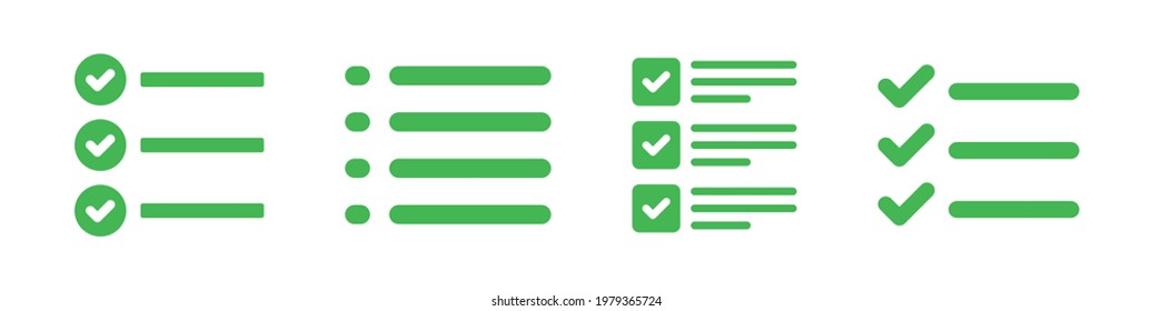 List and checklist icon vector illustration.
