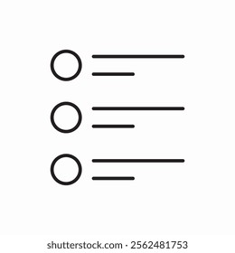 list choice icon sign vector