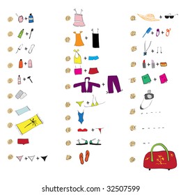 List of clothes for travel