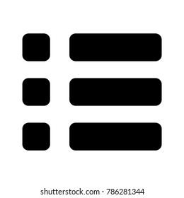 list  concept , outline icon, linear sign, thin line , logo, flat illustration, vector