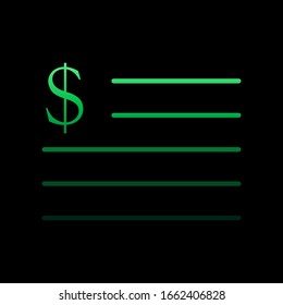 Icono de nolan del dólar. Línea delgada simple, contorno vectorial de iconos de comercio electrónico para ui y ux, sitio web o aplicación móvil