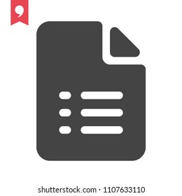 list file icon