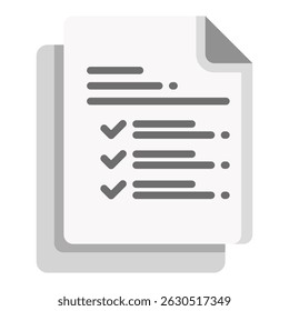 Ícone de lista de cores simples. Design de ícone de vetor simples em estilo de cor plana. Formato de vetor editável