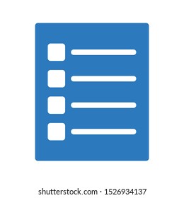 list glyph colour vector icon