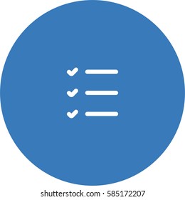 List icon. Check list vector
