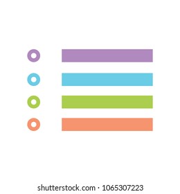 List icon - Content view options, list symbol - options sign
