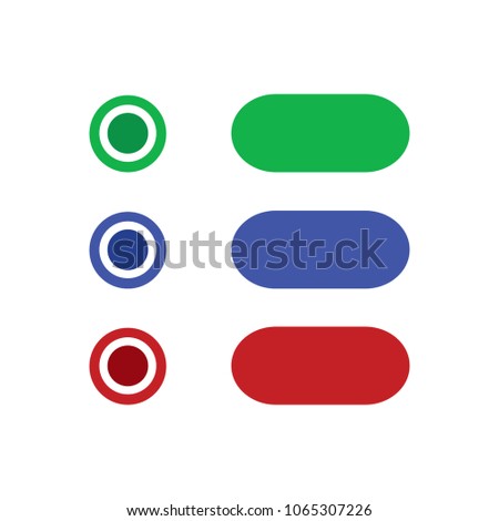 List icon - Content view options, list symbol - options sign