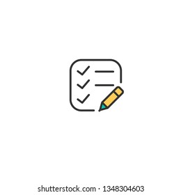 List icon design. Interaction icon vector illustration