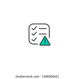 List icon design. Interaction icon vector illustration