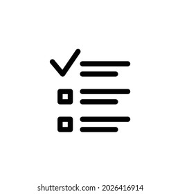 List icon, eps 10 format