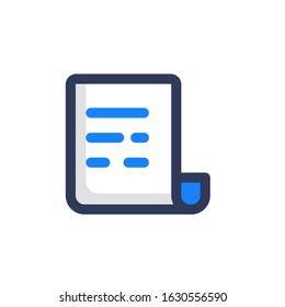 list icon flat outline glyph interface