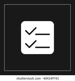 list icon. form vector illustration