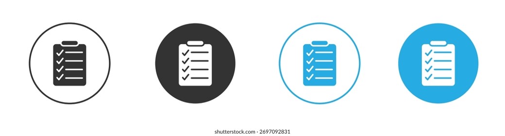 Icono de lista. Plantilla de diseño de iconos gráficos